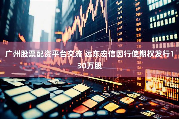广州股票配资平台交流 远东宏信因行使期权发行130万股